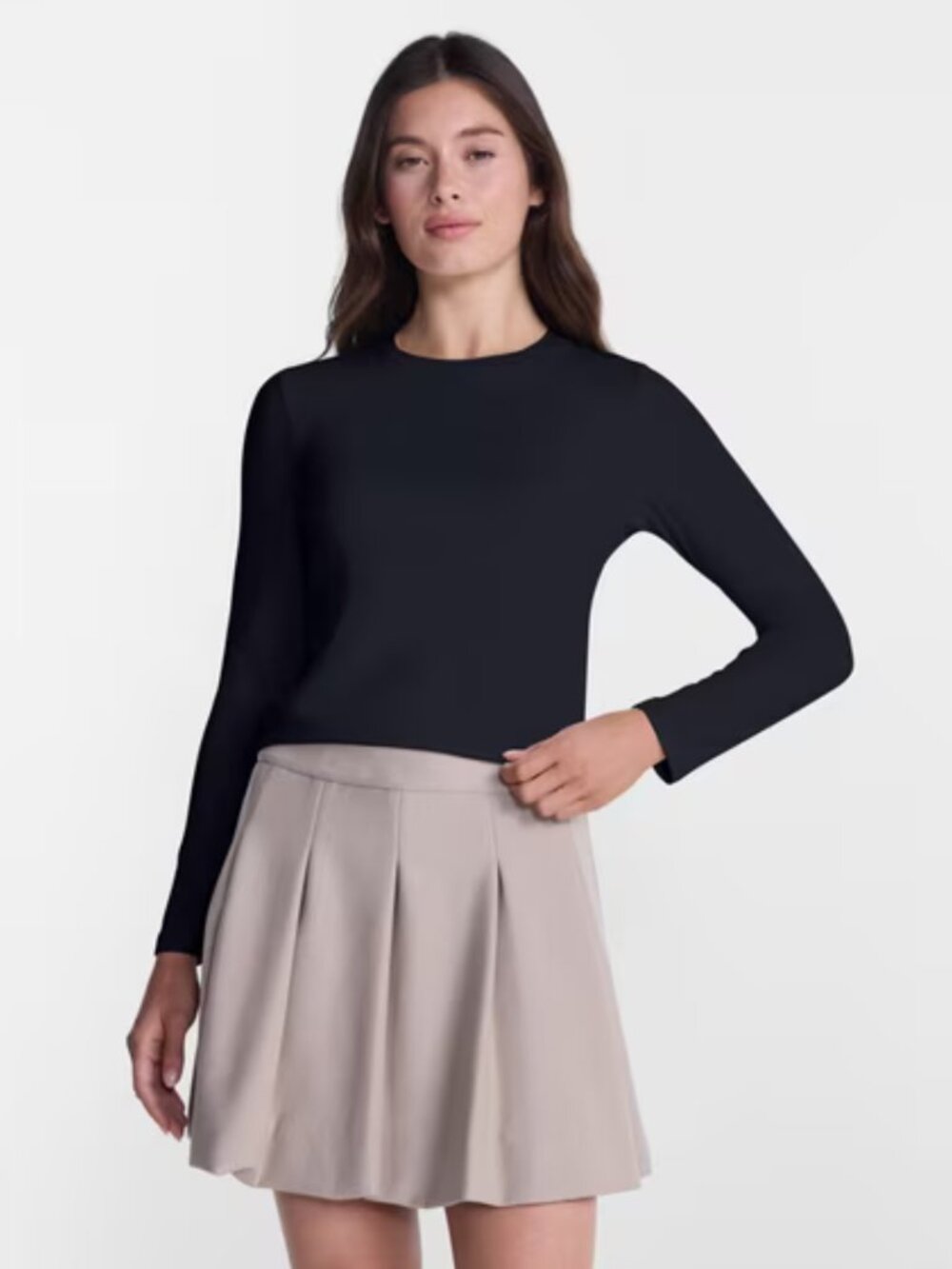 Avia Women’s and Women's Plus SoftSculpt Top with Long Sleeves